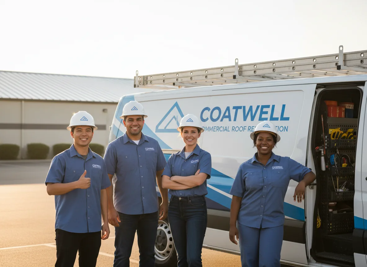 Commercial roof coating company in Dover, OK